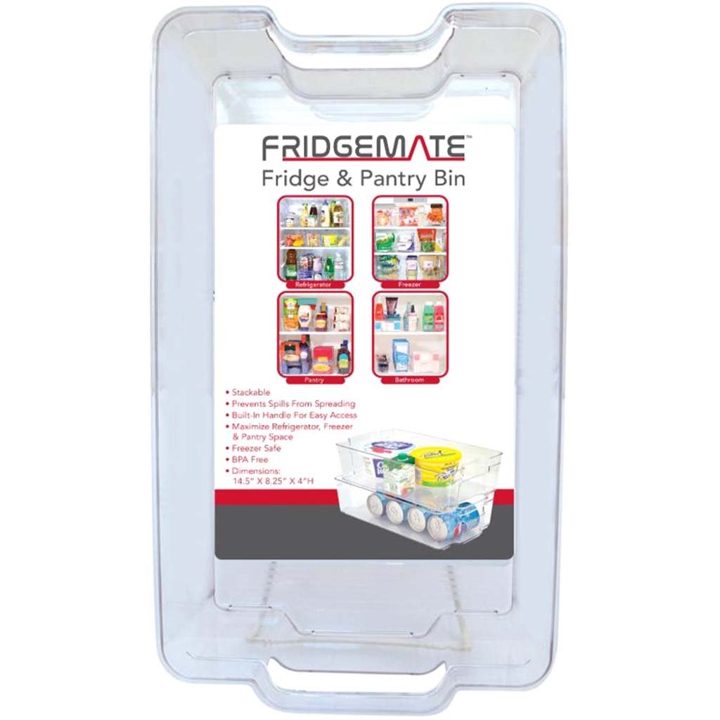 Fridge &amp; Freezer Bin 14.5in X 8.25in X 4in