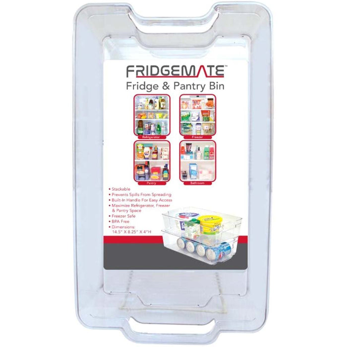 Fridge & Freezer Bin 14.5in X 8.25in X 4in