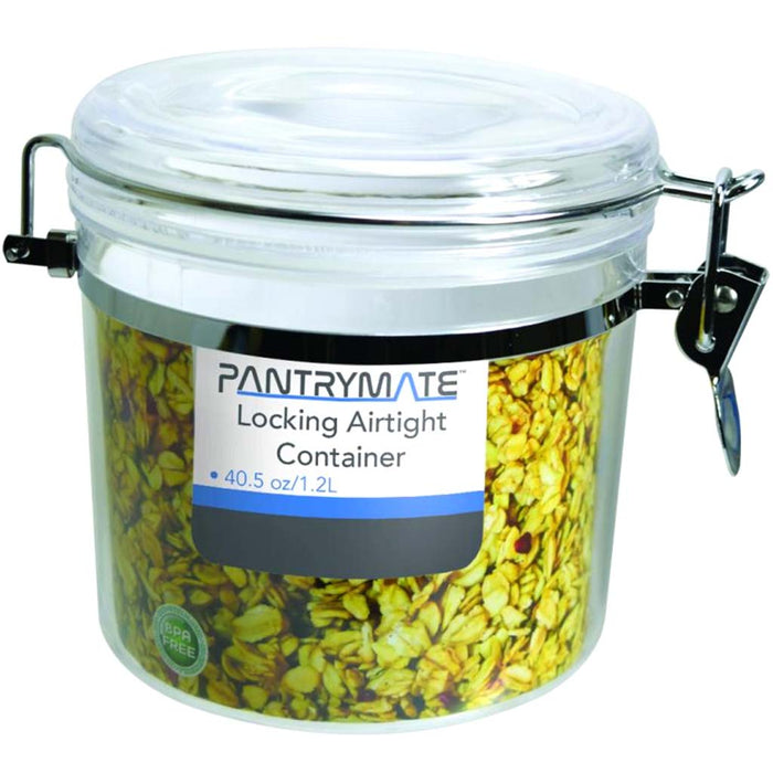 Clamp Lock Airtight Jar, 1.2L