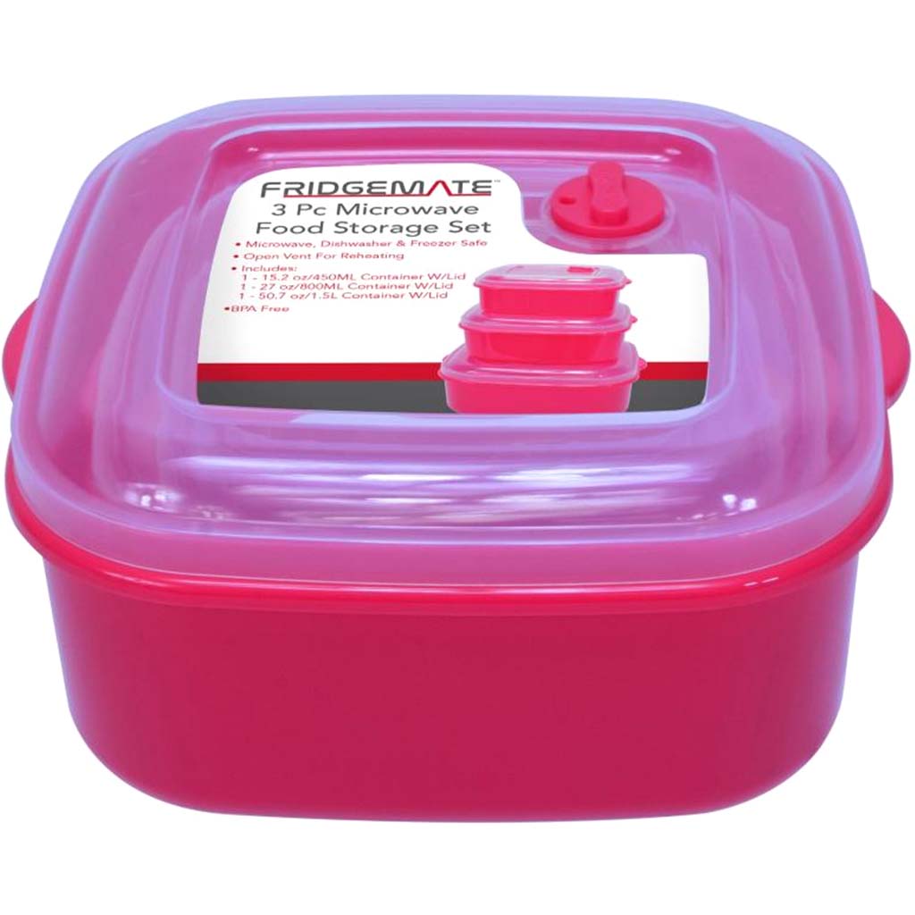 Microwave Food Storage Sets 3pc