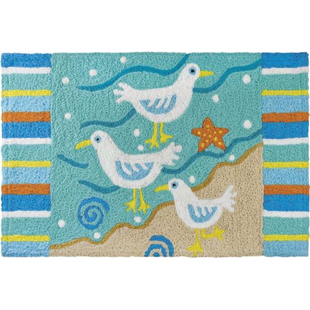 Sassy Seagulls Rug 20in x 30in