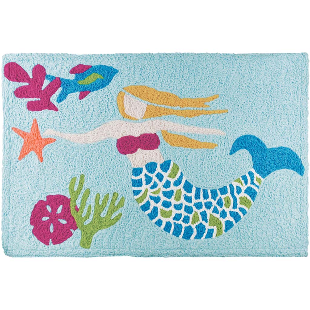 Let&#39;s Be Mermaids Rug 20in x 30in