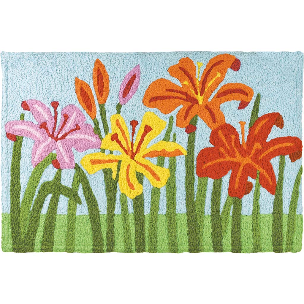 Day Lillies Rug 20in x 30in