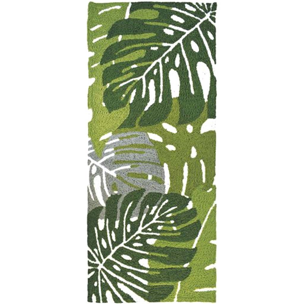 Montsera Palm Leaves Runner 21in x 54in