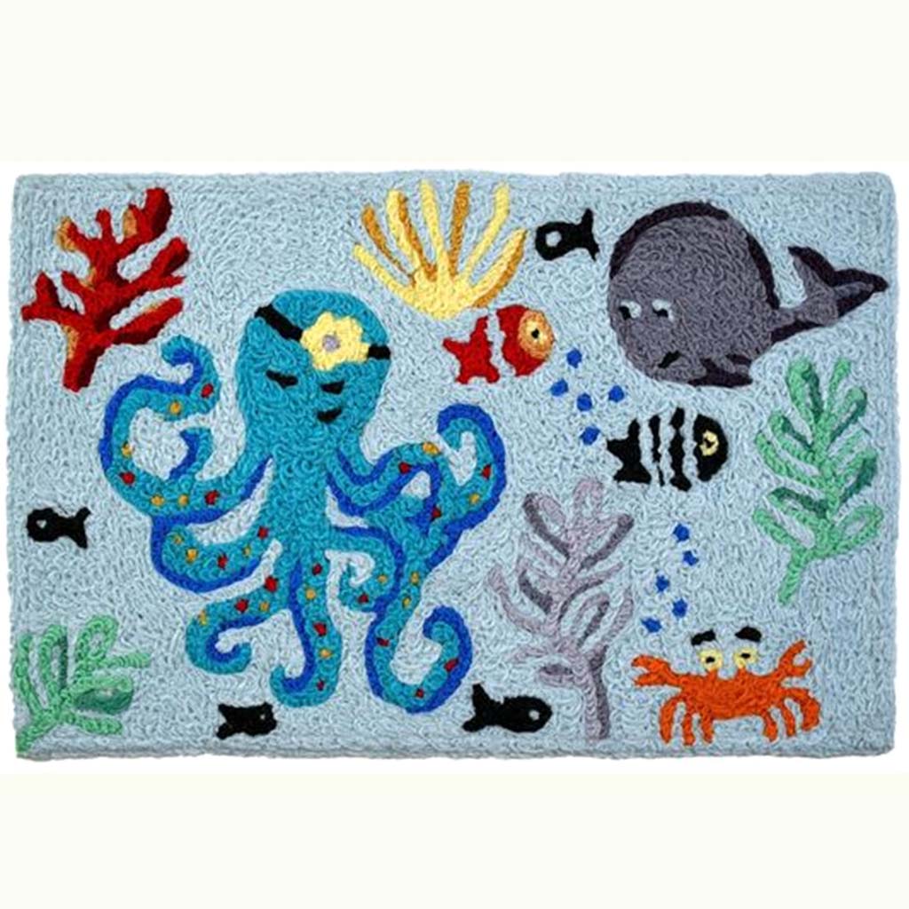 Octopus&#39;s Garden Rug 20in x 30in