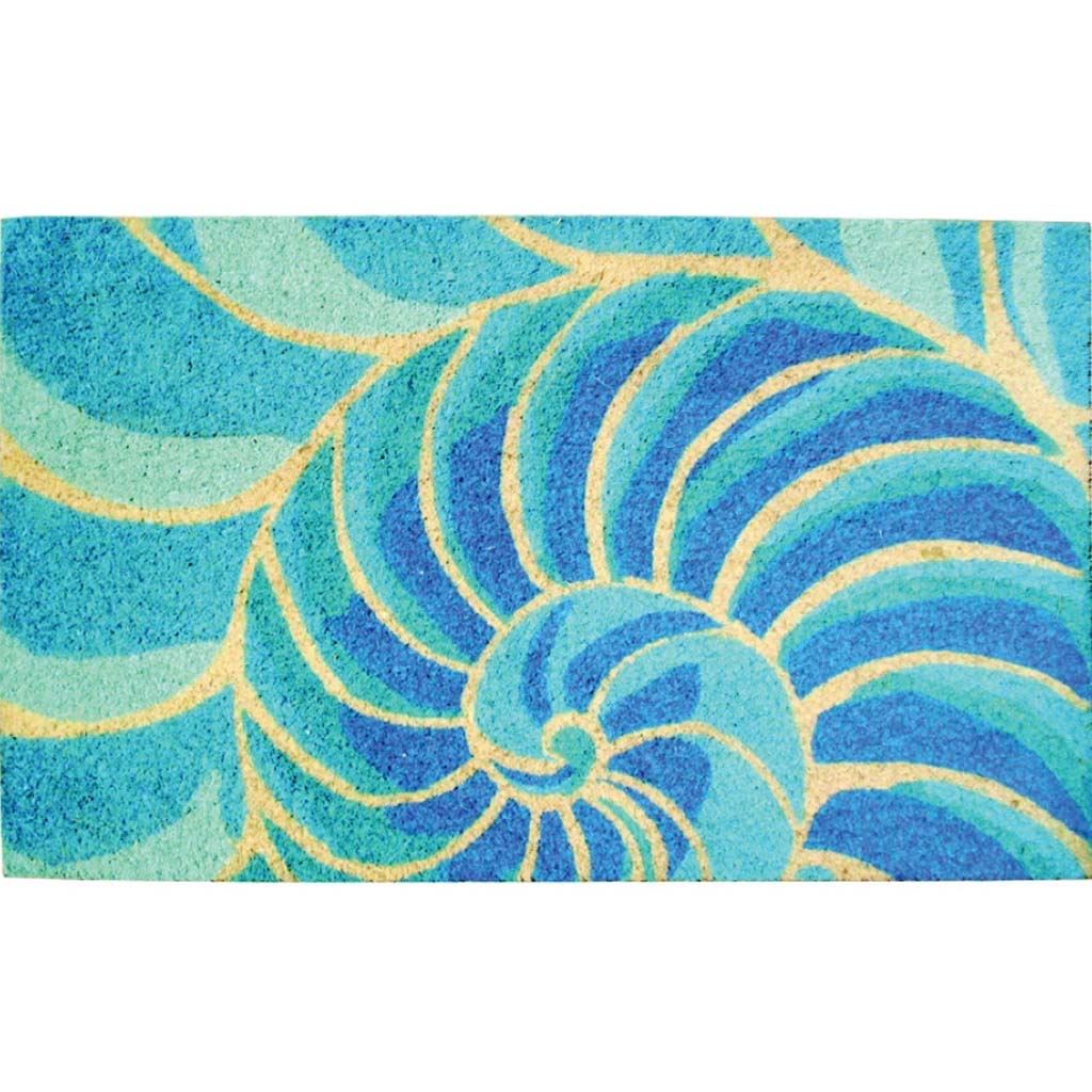 Sea Shell Coir Fiber Mat, 18in X 30in