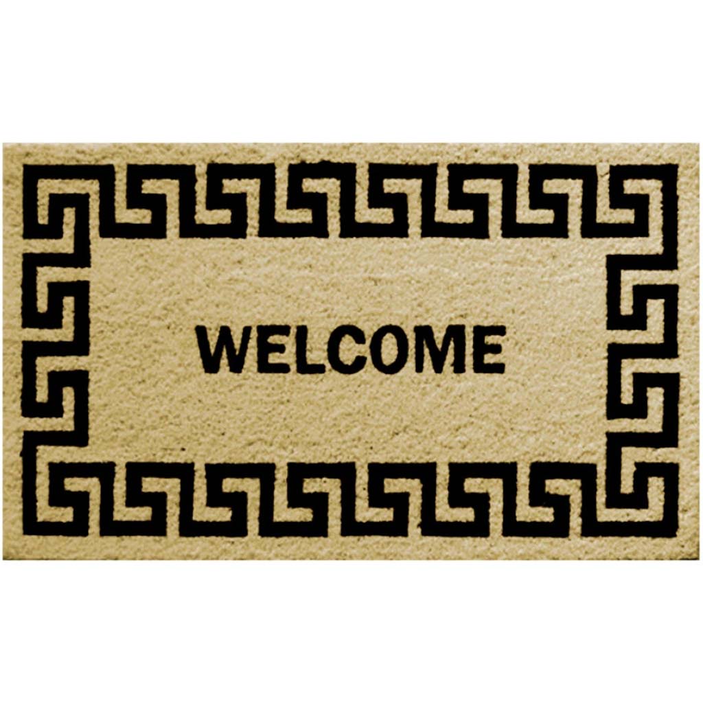 Welcome Aztech Coir Fiber Mat, 18in X 30in