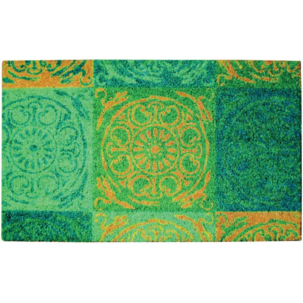 Medallion Coir Fiber Mat, 18in X 30in