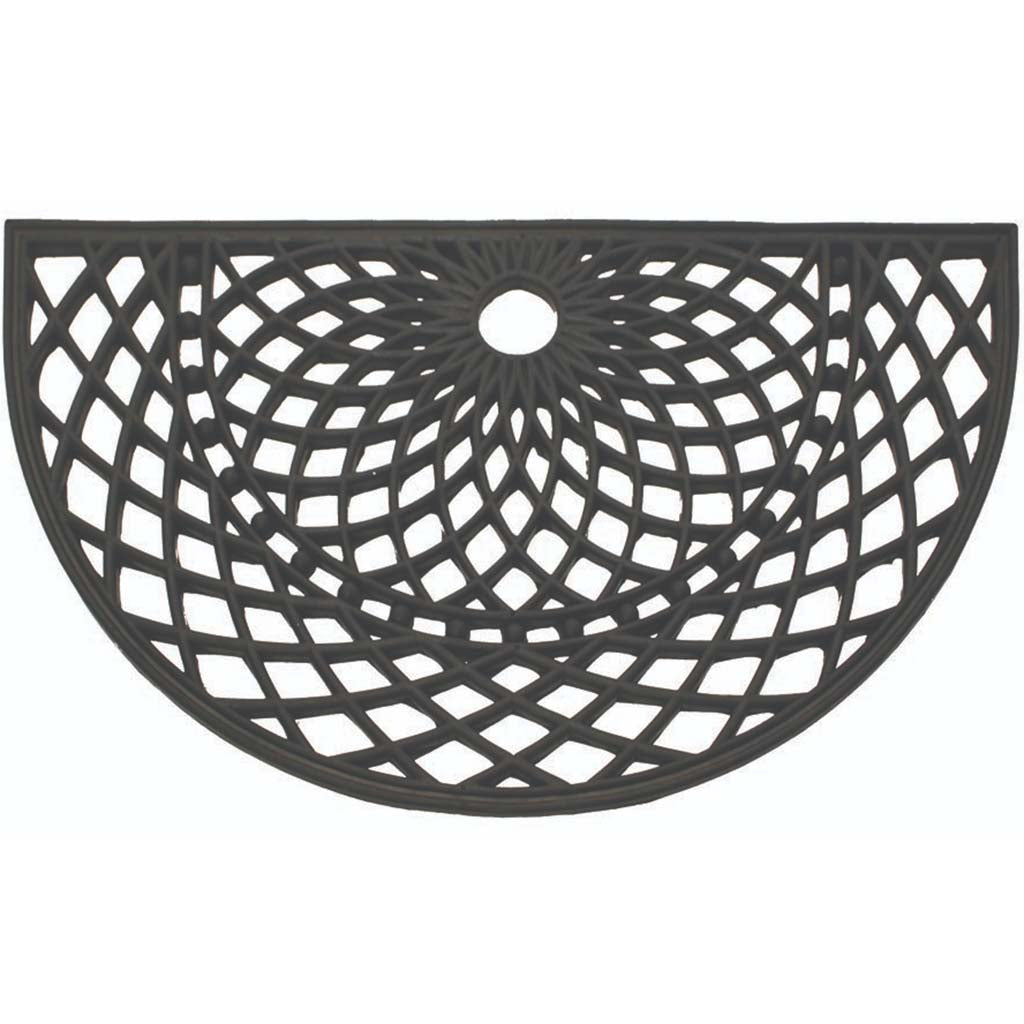 Spiral Rubber Door Mat, 18in X 30in