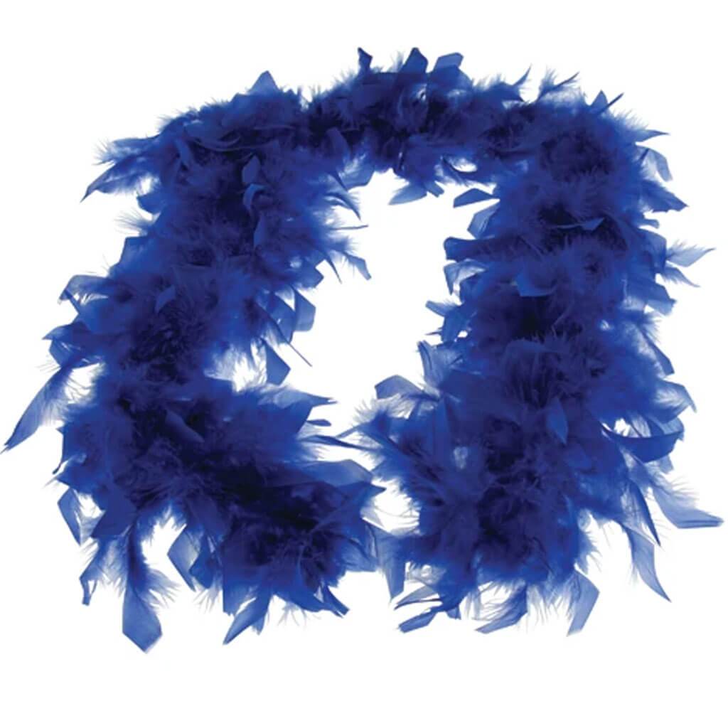 Blue Feather Boa