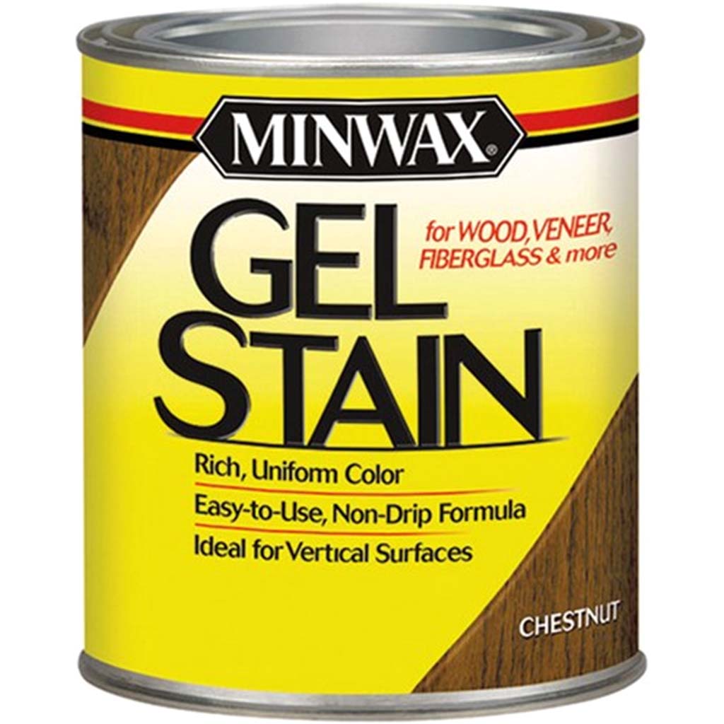 Minwax Gel Stain Interior Wood 1/2 Pint Chestnut