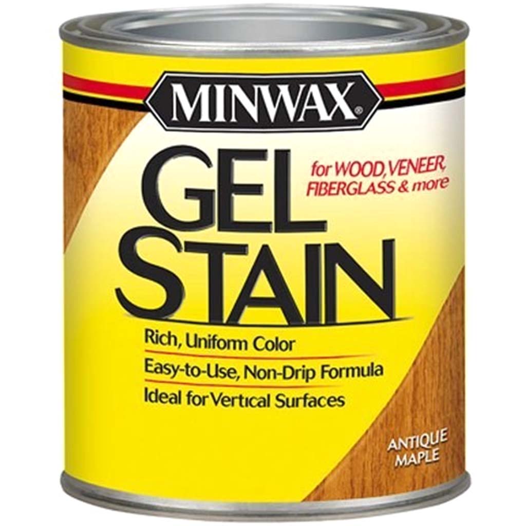 Minwax Gel Stain Interior Wood 1/2 Pint Antique Maple