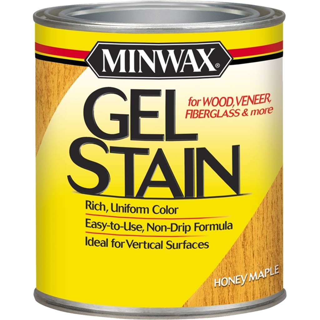 Minwax Gel Stain Interior Wood 1/2 Pint Honey Maple