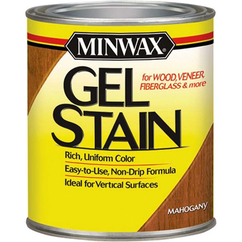 Minwax Gel Stain Interior Wood 1/2 Pint Mahongany