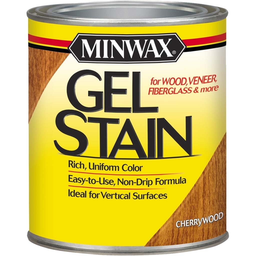 Minwax Gel Stain Interior Wood 1/2 Pint Cherry Wood