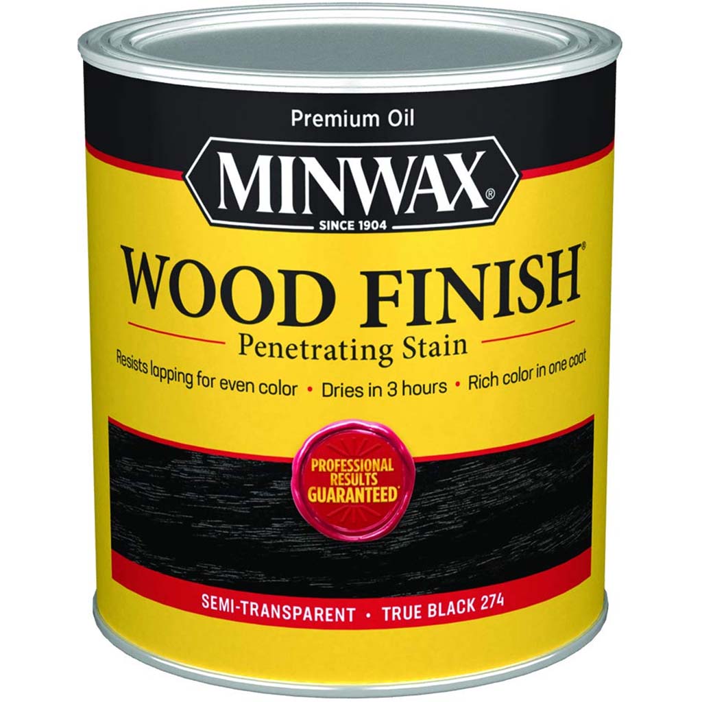 Minwax True Black Wood Stain 0.5 Pint