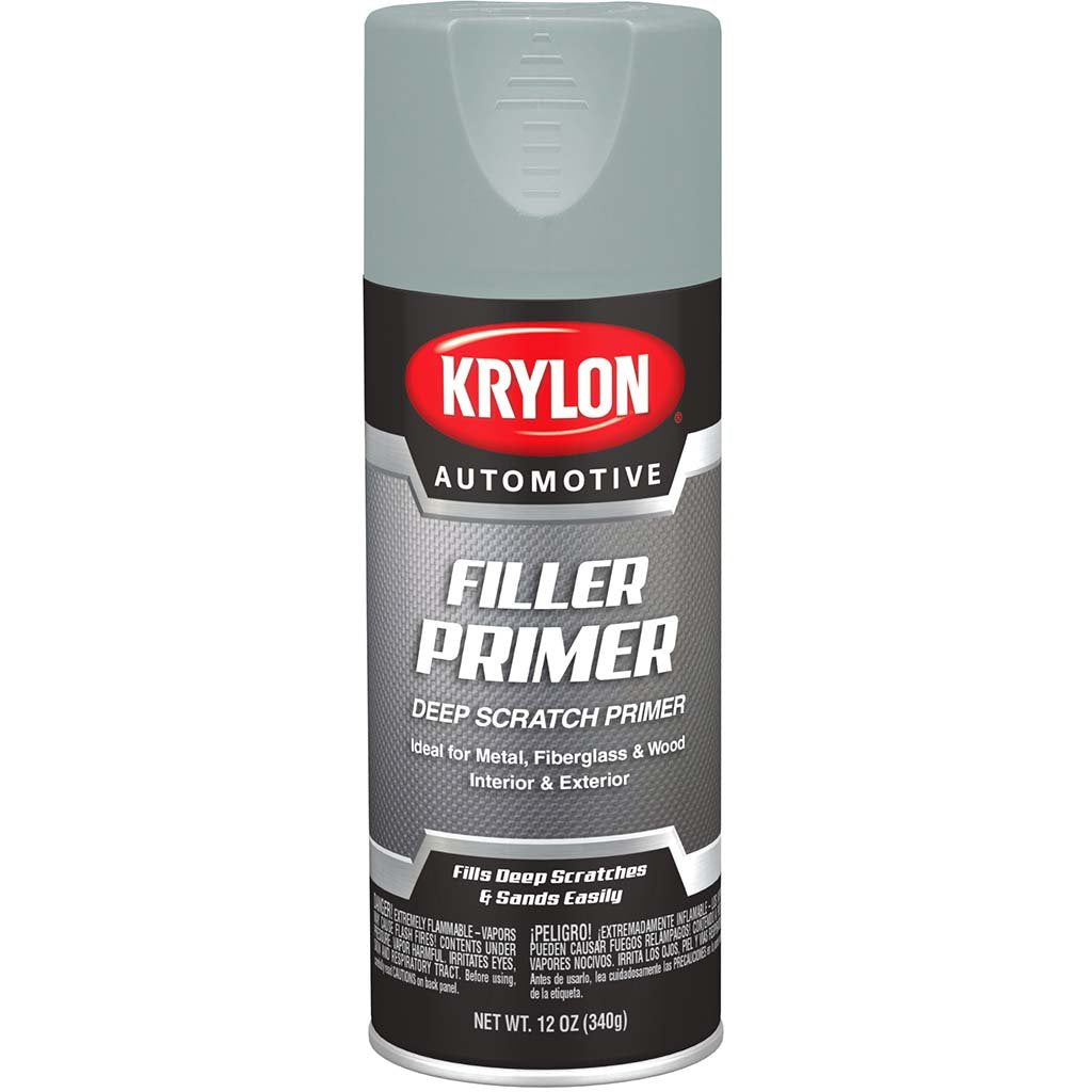 Automotive 2-in-1 Hi-Build Primer Gray 12oz