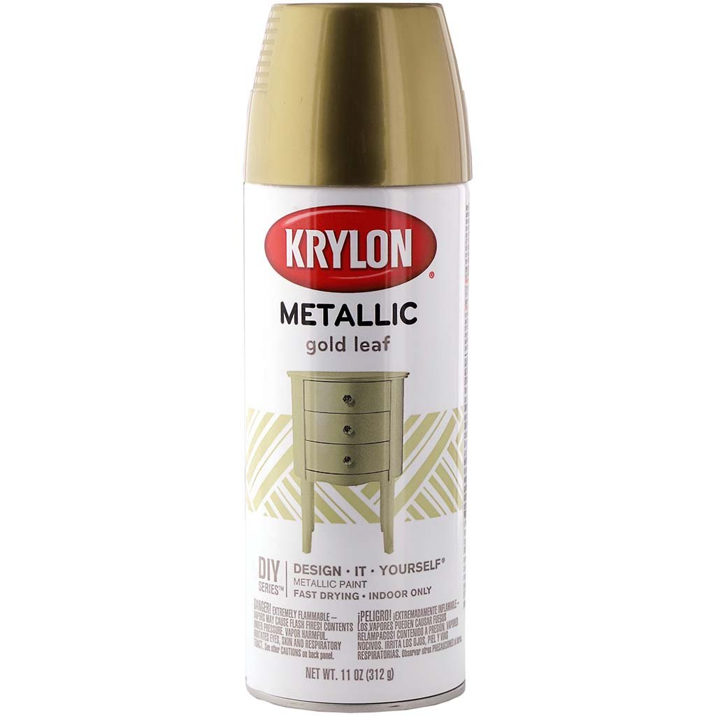 Krylon Spray Paints Metallic 12oz Gold Leaf
