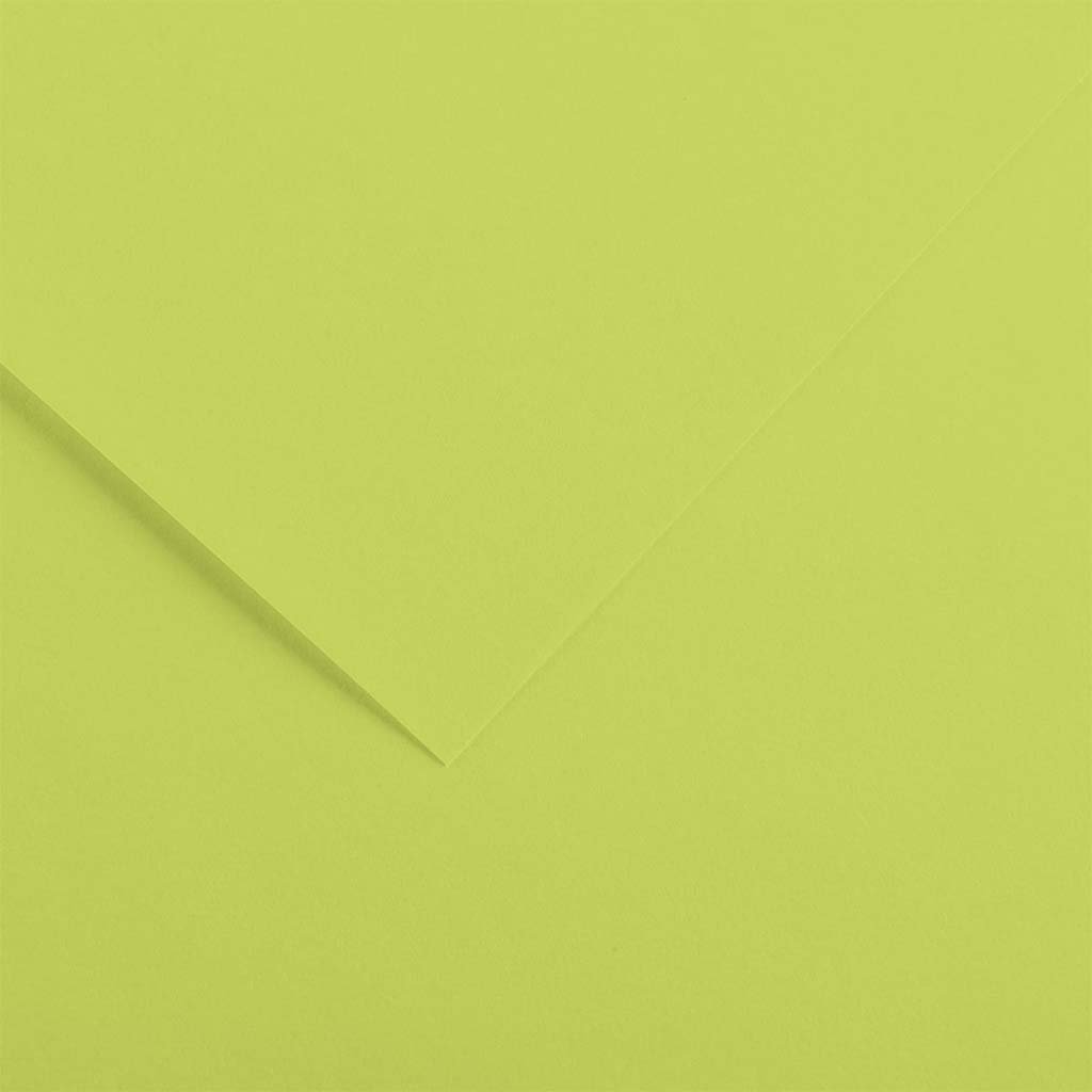 Canson Colorline Art Paper 19in x 25in 150gsm Lime Green