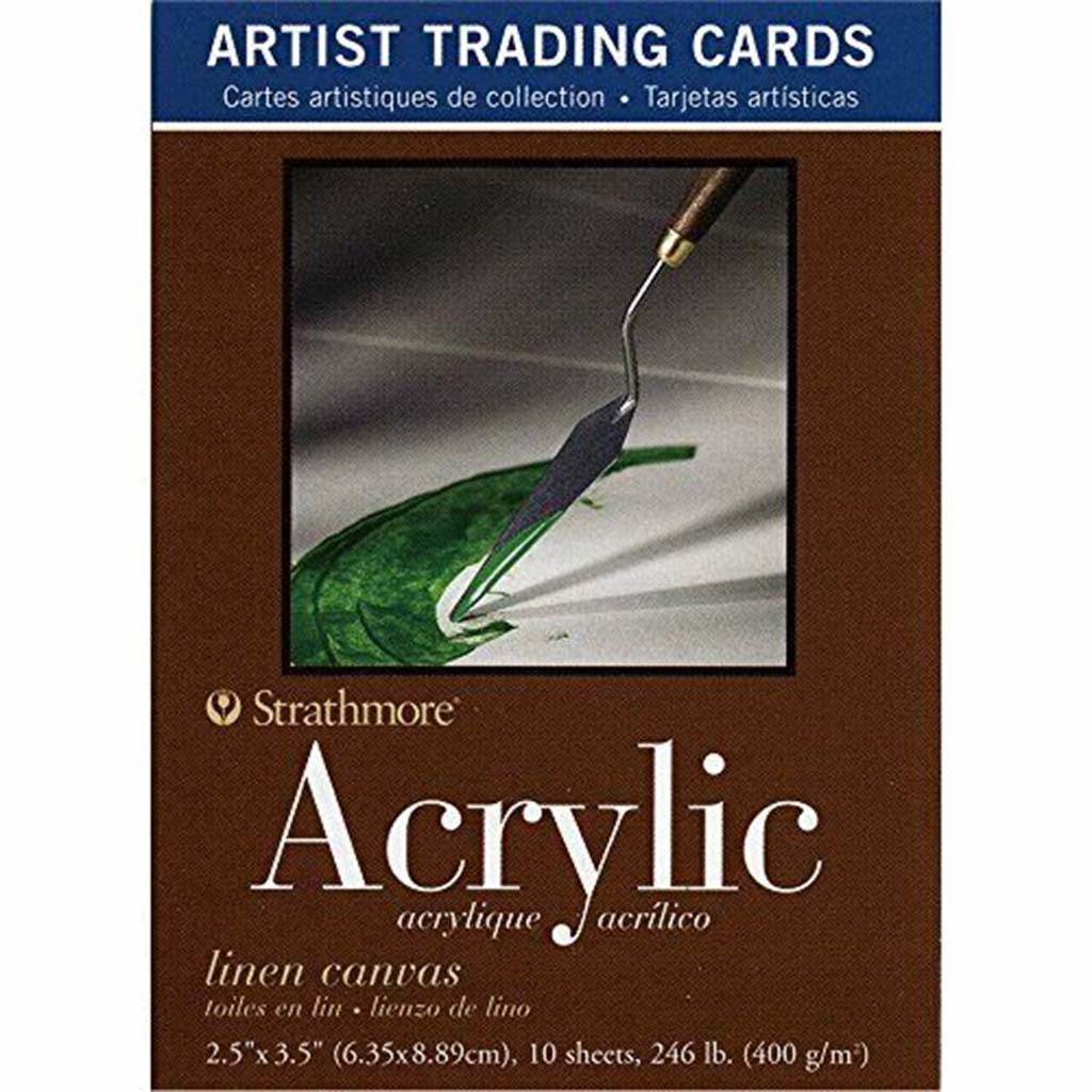 Artist Trading Cards 400 Series Acrylic Paper 2.5in x 3.5in 10 Pack