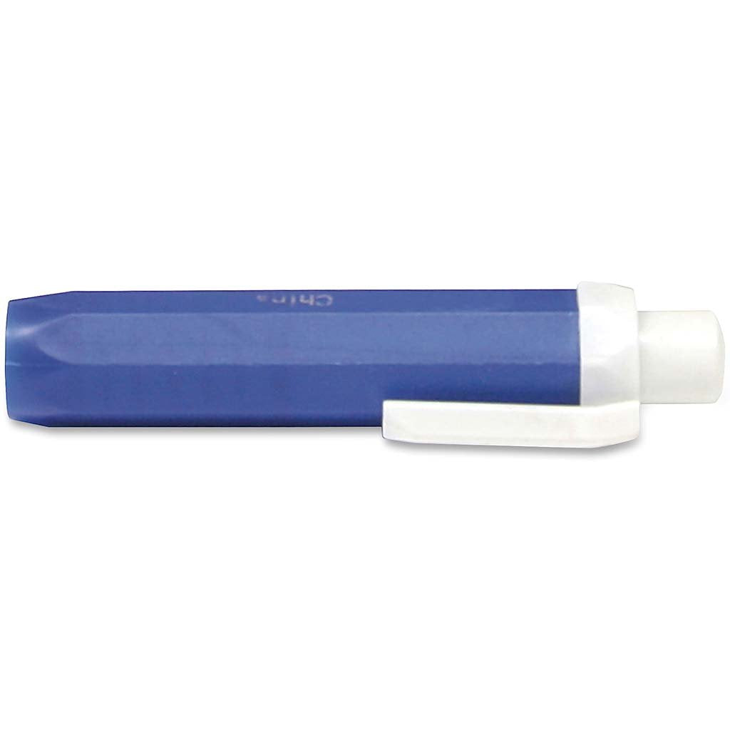 Chalk Holder Blue Plastic 3-7/8in x 1in
