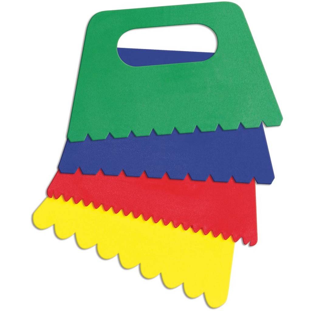 Paint Scrapers 5in Wide 4 Assorted