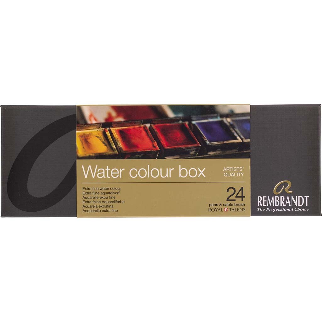 Rembrandt Artist Watercolors Set of 24 Colors Pans