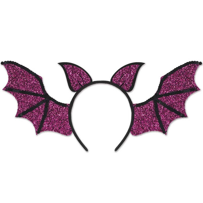 Sequined Bat Wings Headband