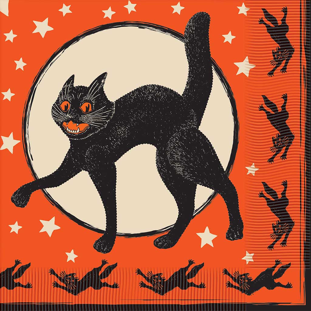 Vintage Halloween Luncheon Napkins