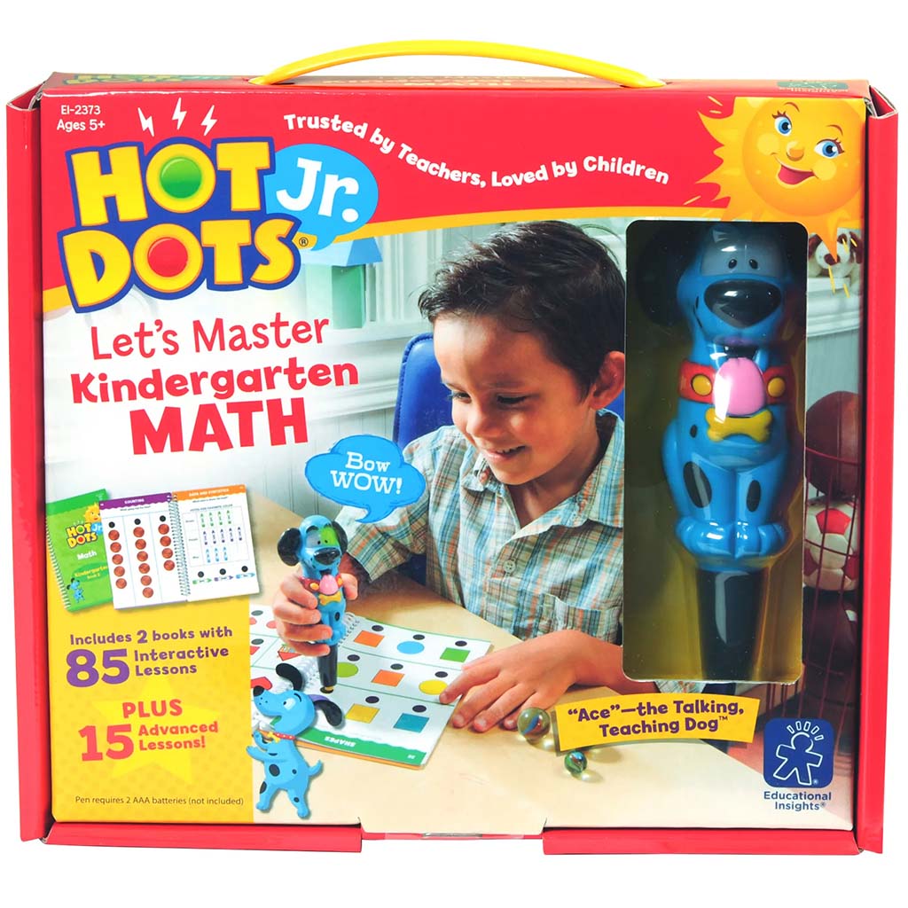 Hot Dots Let's Learn Kindergarten Math Workbook