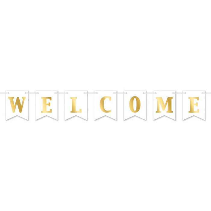 Foil Welcome Streamer