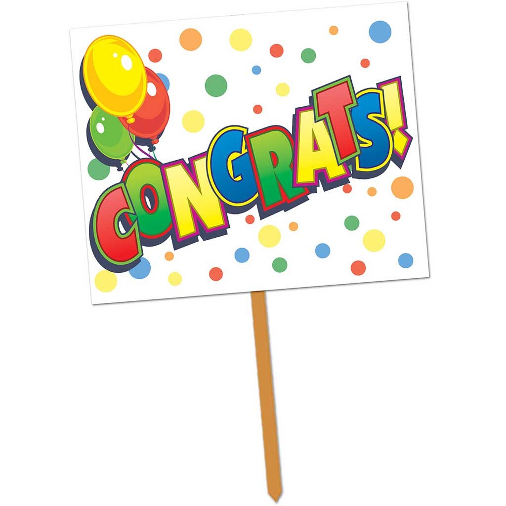 Congrats! Yard Sign