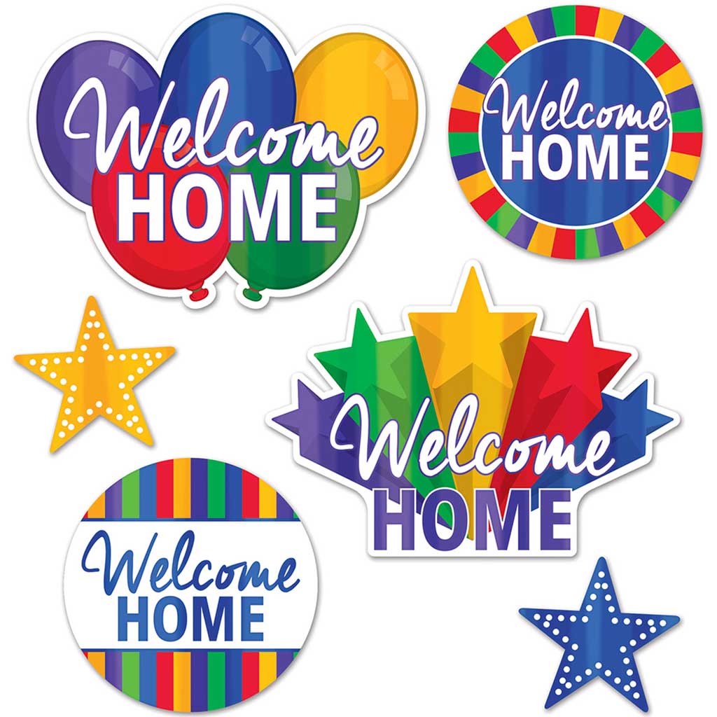 Foil Welcome Home Cutouts