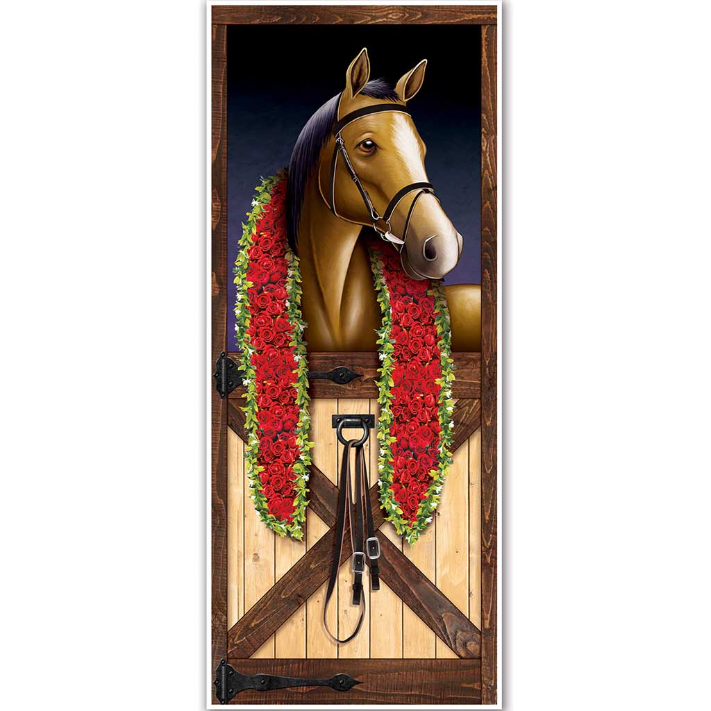 Horse Racing Door Cover, 30in X 6ft