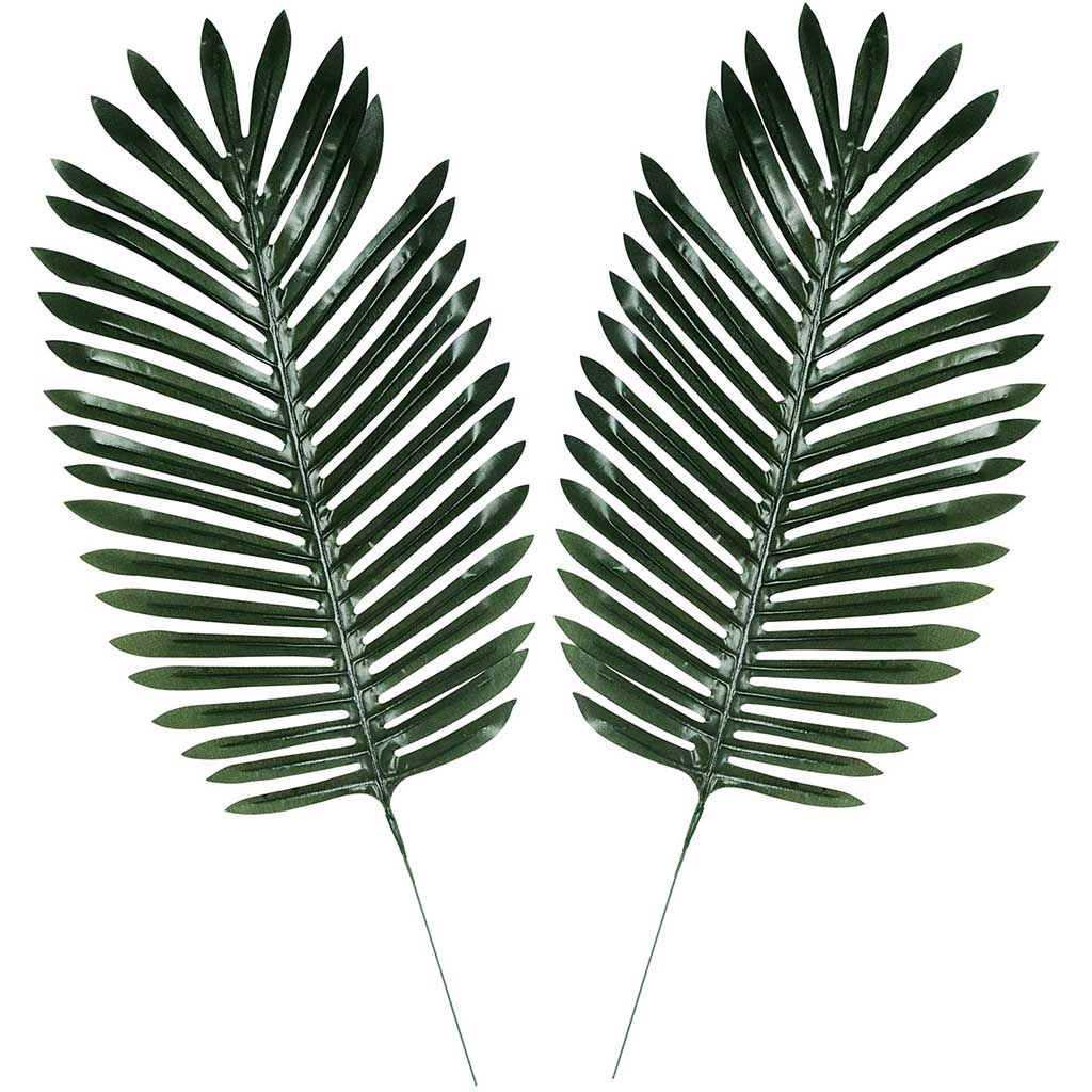 Fabric Fern Palm Leaves