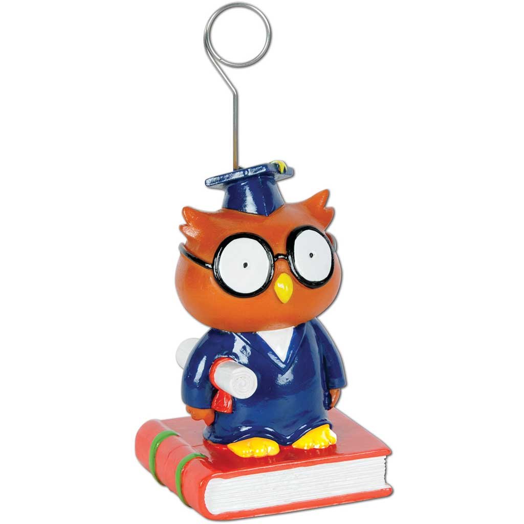 Owl Graduate Photo/Balloon Holder