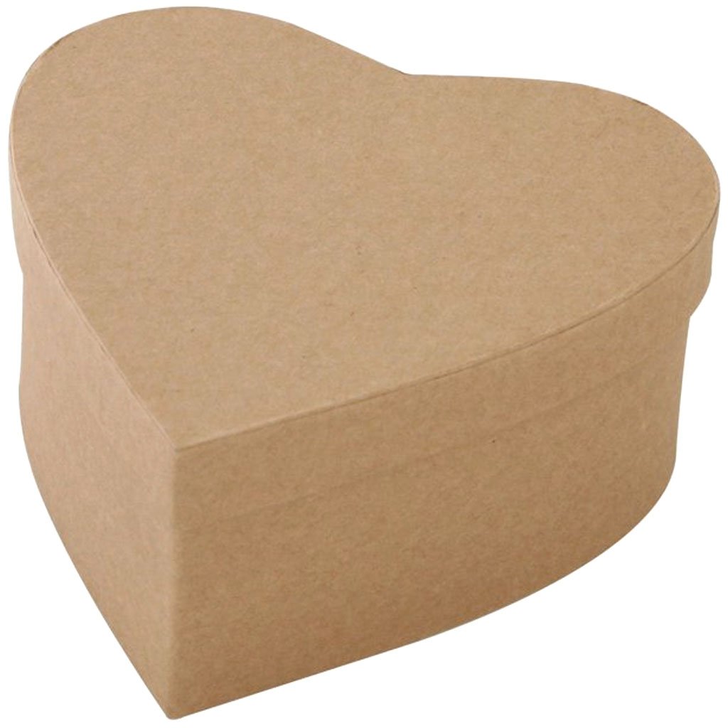 Paper Mache Box Heart