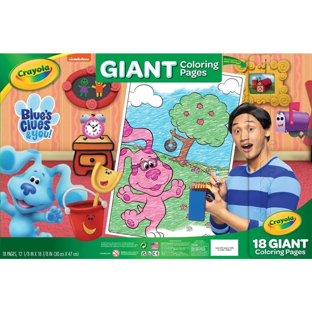 Giant Coloring Pages Blue&#39;s Clues