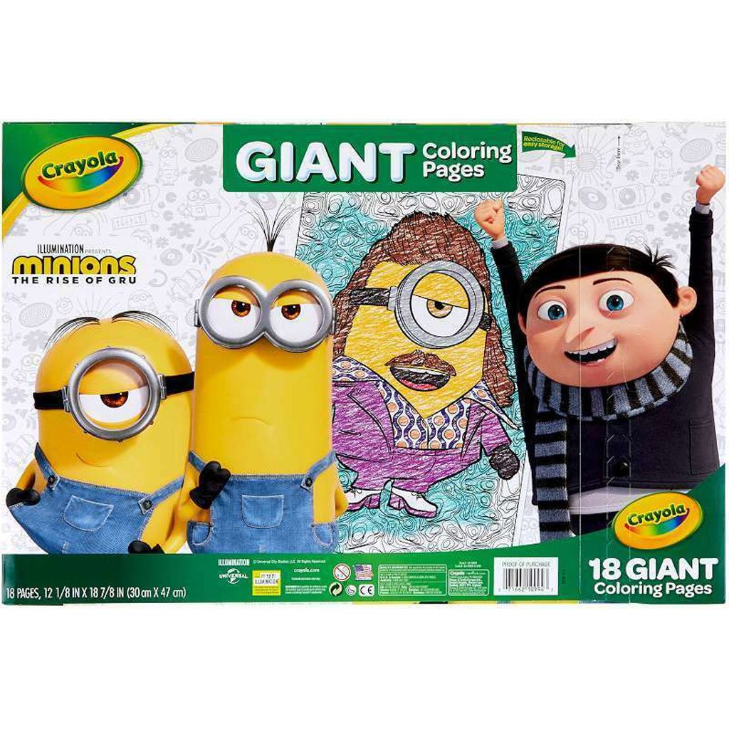 Crayola Giant Coloring Pages Minions