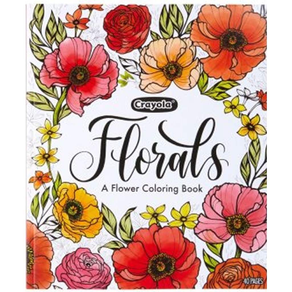Crayola Flower Coloring Book
