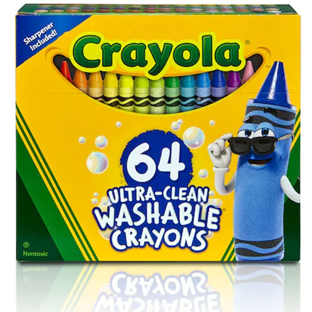 Crayola Ultra Clean Washable 64ct Crayons