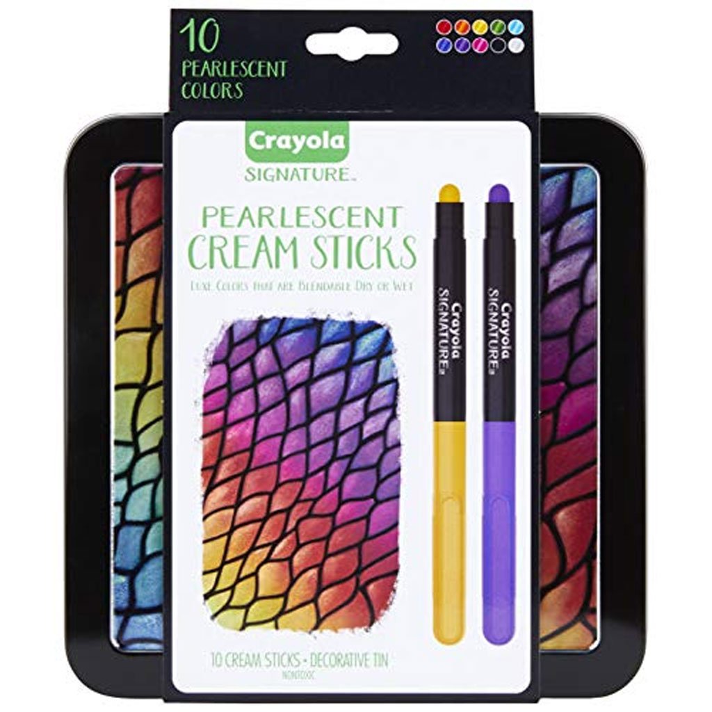 Crayola Signature Pearlescent Cream Sticks Set of 10