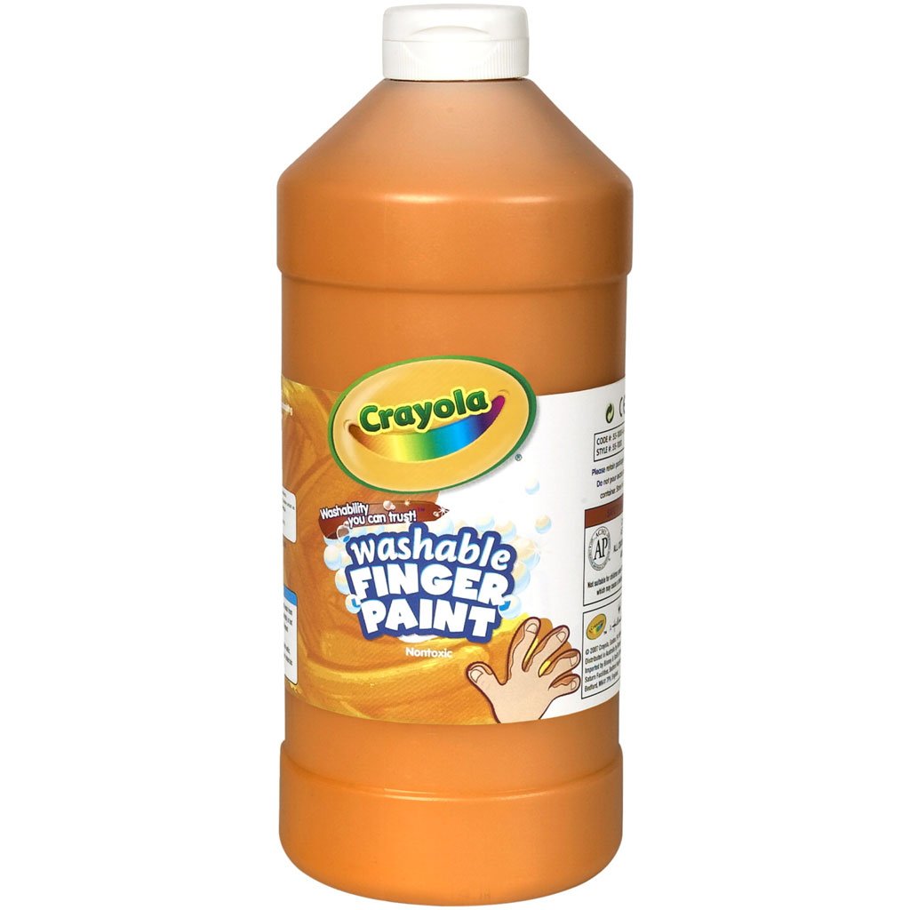Crayola Washable Finger Paint 32oz Orange