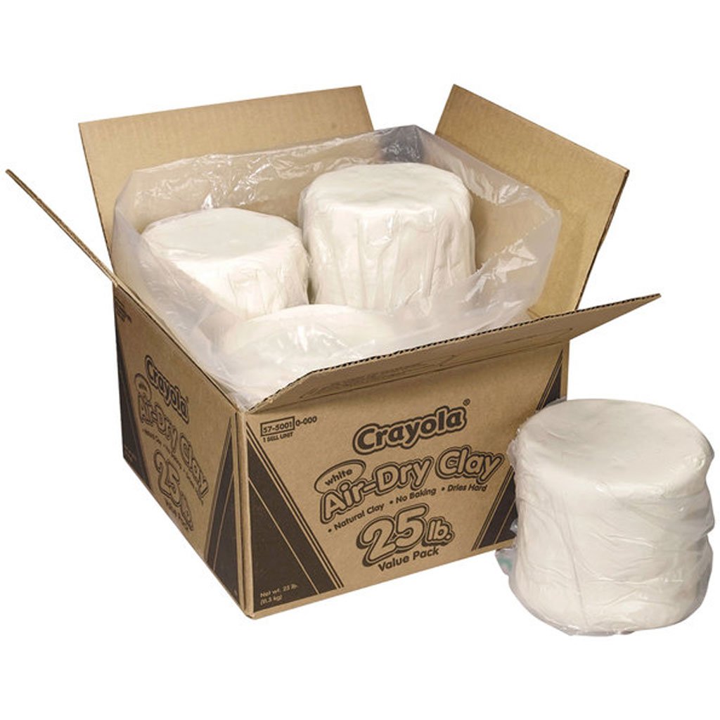 Air-Dry Clay White 25lbs