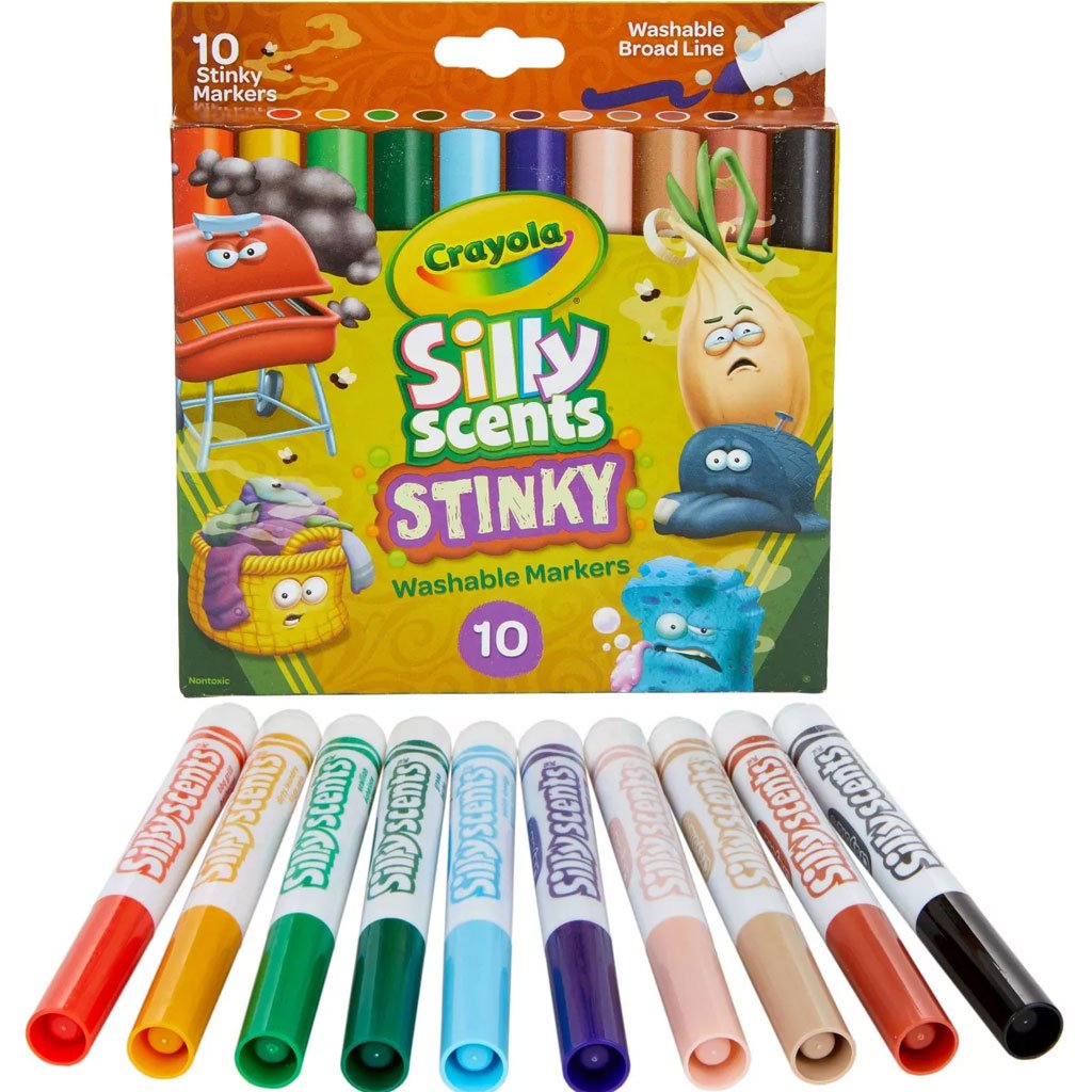 Crayola Silly Scents Stinky Washable Markers 10ct
