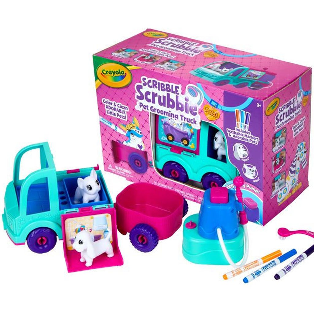 Crayola Scribble Scrubbie Pet Grooming Truck 10pc
