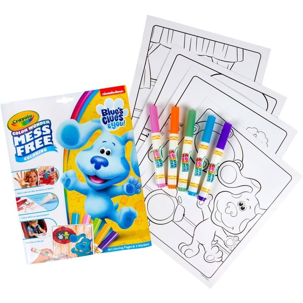 Crayola Blue's Clues &amp; You! Color Wonder Foldalope