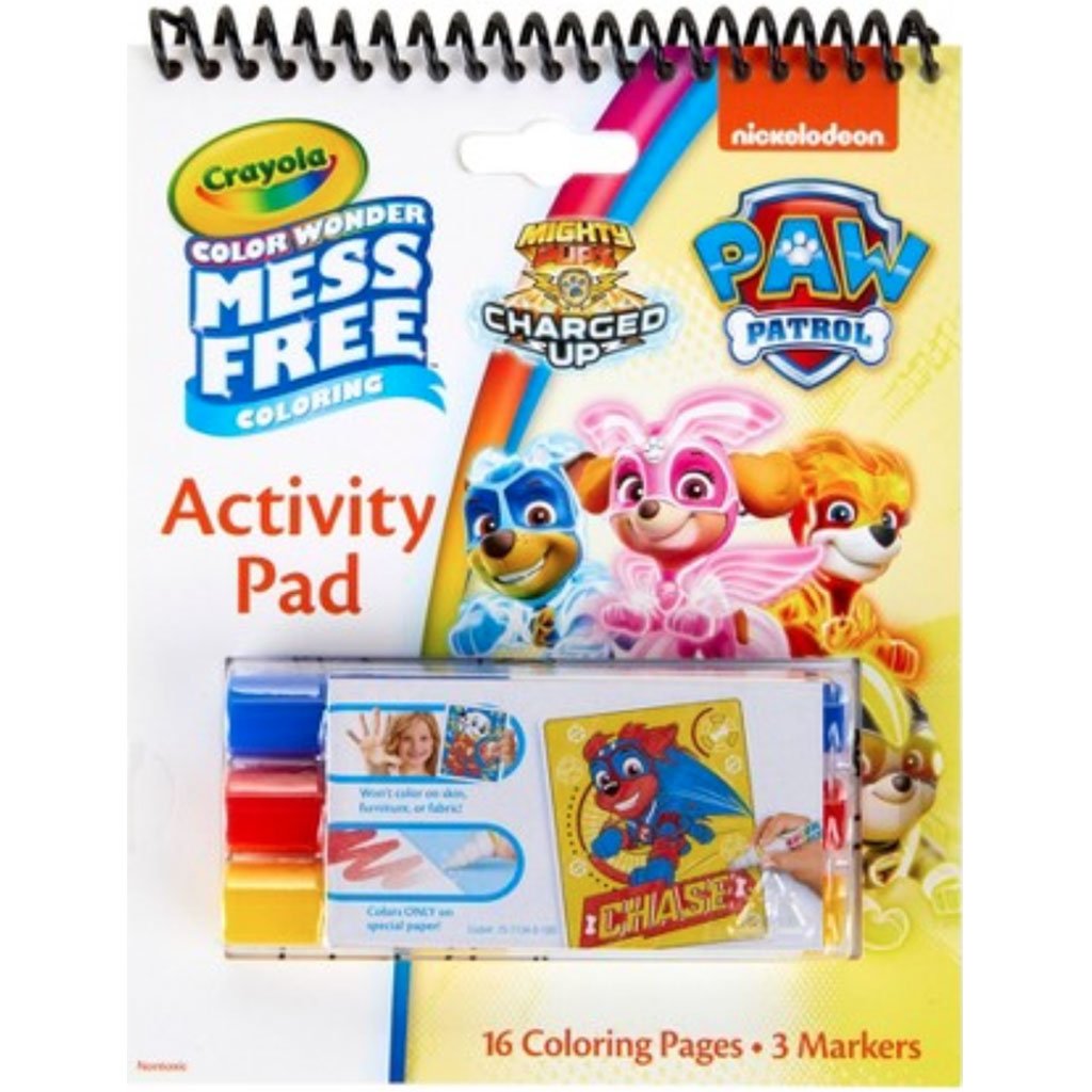 Crayola Color Wonder PAW Patrol Mess Free Coloring Activity Pad