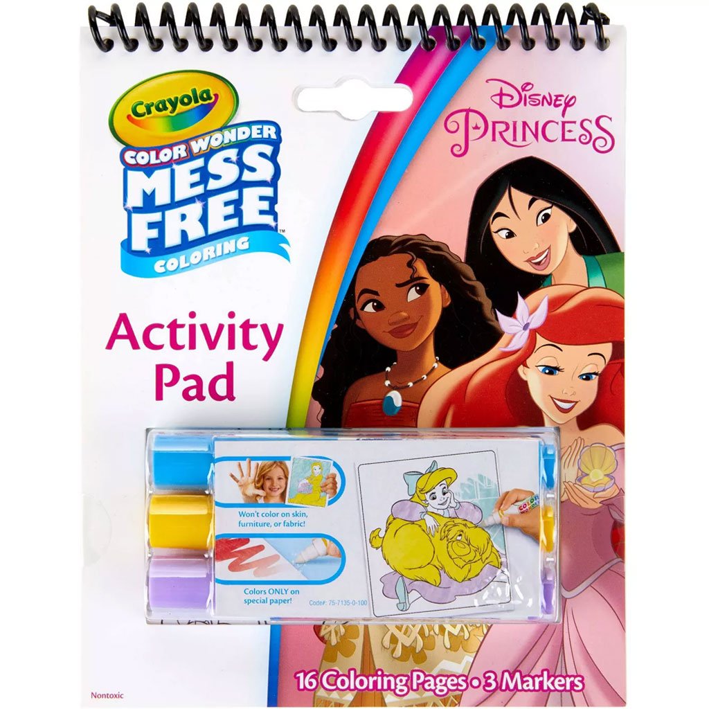 Crayola Disney Princess Color Wonder Mess Free Coloring Activity Pad