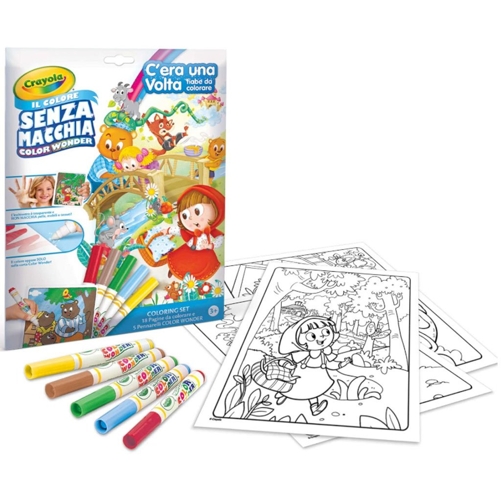 Crayola Color Wonder Coloring Pad &amp; Markers Fairytales